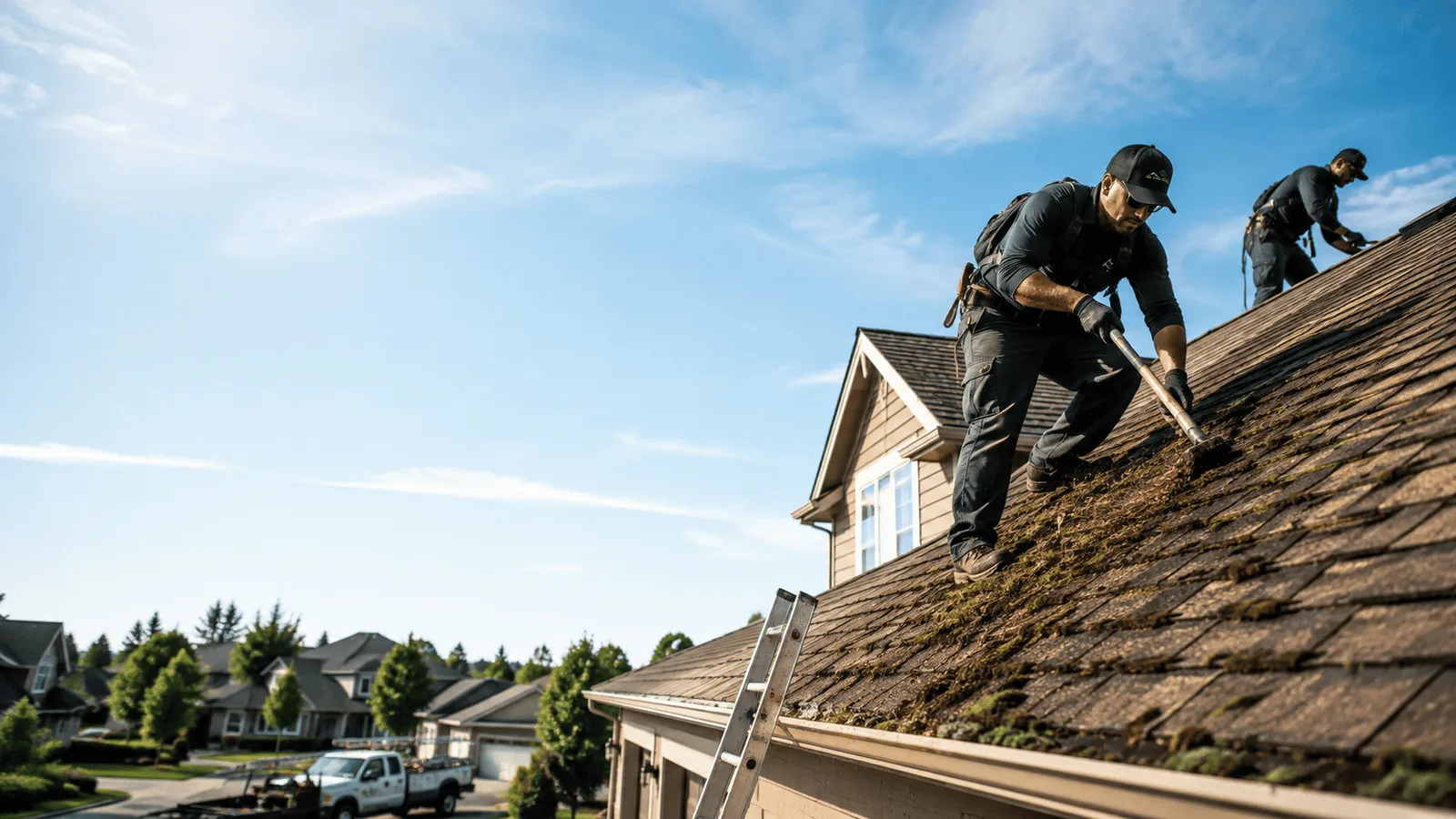 Roof Moss Removal in Thayer, IN near me